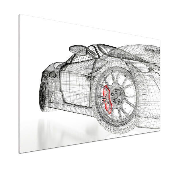 Panel antisalpicaduras malla de coche