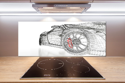 Panel antisalpicaduras malla de coche