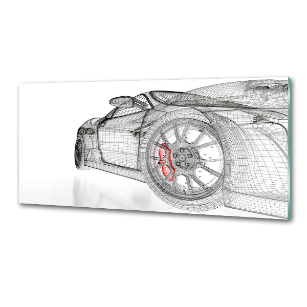 Panel antisalpicaduras malla de coche