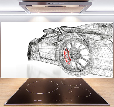 Panel antisalpicaduras malla de coche