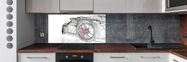 Panel antisalpicaduras malla de coche