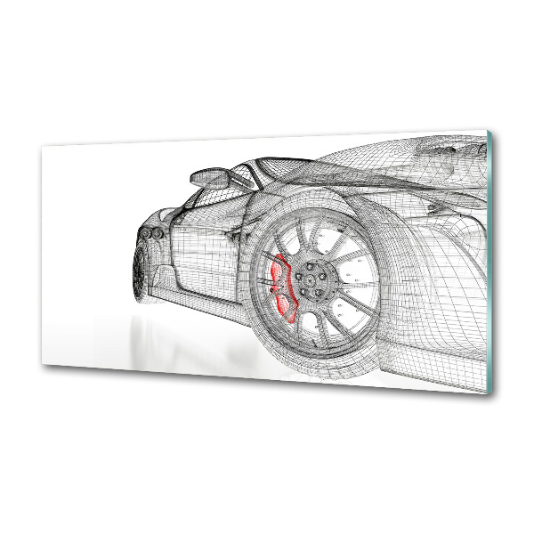 Panel antisalpicaduras malla de coche