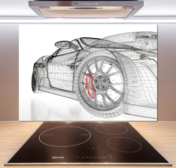 Panel antisalpicaduras malla de coche
