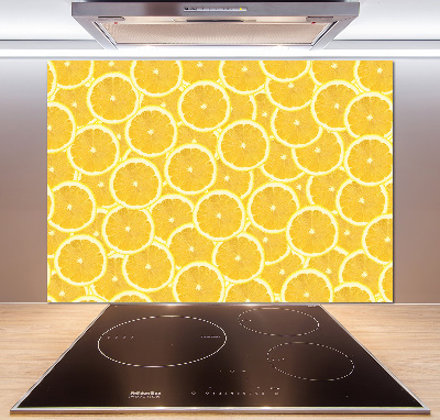 Panel de pared de cocina Rodajas de limón