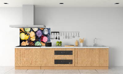 Salpicadero de cocina Helado de colores