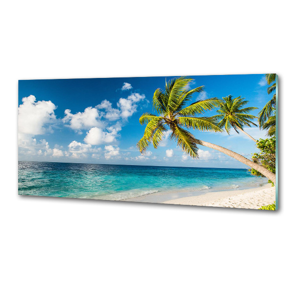 Panel de pared de cocina Playa de Maldivas