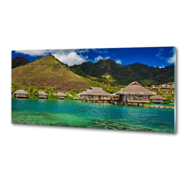 Salpicadero de cocina Bungalows sobre el agua