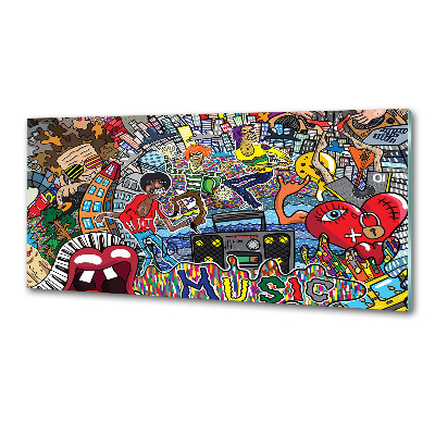 Salpicadero para cocina collage musical