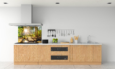 Panel dekor szkło Panorama las