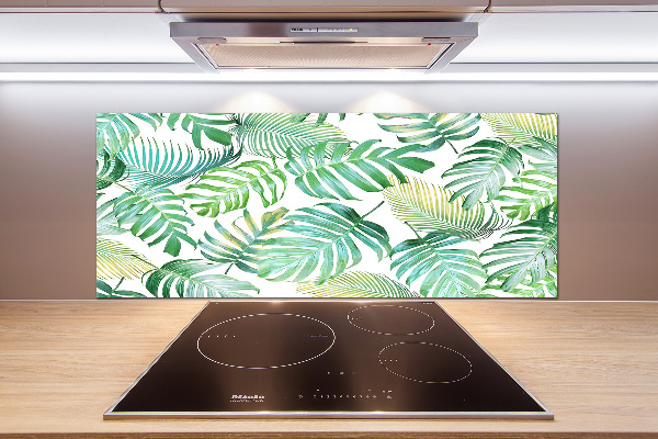 Panel antisalpicaduras hojas tropicales