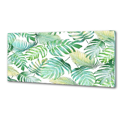 Panel antisalpicaduras hojas tropicales