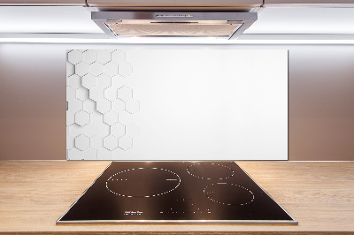 Panel de pared de cocina Fondo de hexágonos