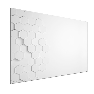 Panel de pared de cocina Fondo de hexágonos