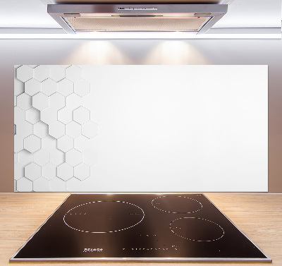 Panel de pared de cocina Fondo de hexágonos