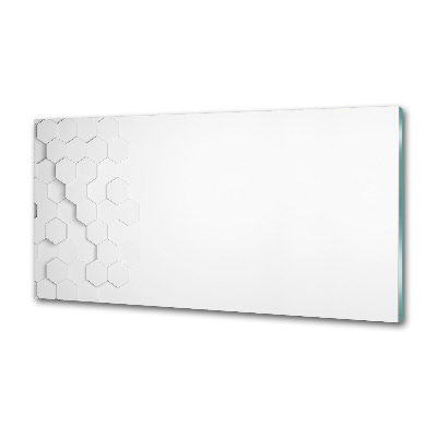 Panel de pared de cocina Fondo de hexágonos