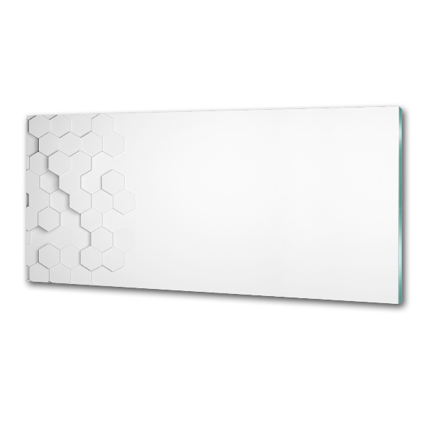 Panel de pared de cocina Fondo de hexágonos