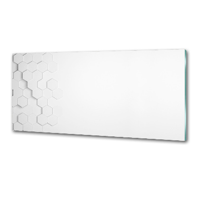 Panel de pared de cocina Fondo de hexágonos