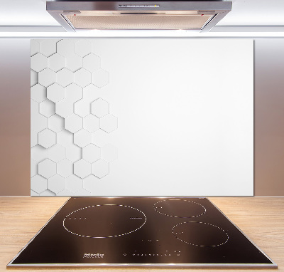 Panel de pared de cocina Fondo de hexágonos