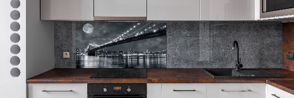 Panel de pared de cocina Puente de Brooklyn