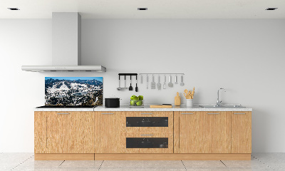 Panel de pared de cocina Lago en los montes Tatra