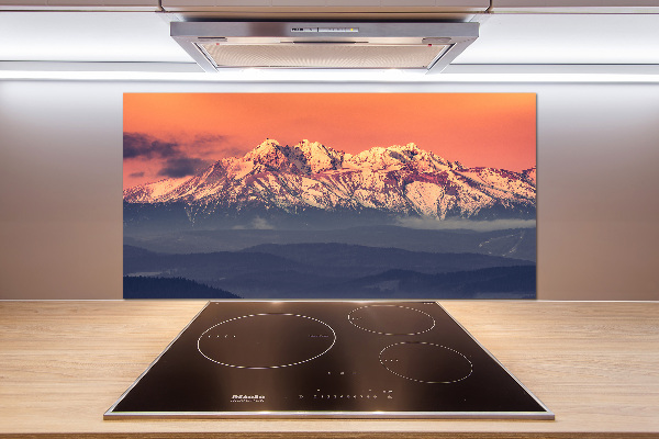 Panel lacobel Wschód słońca Tatry