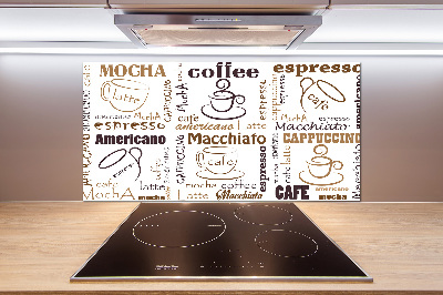 Panel antisalpicaduras Hora del café