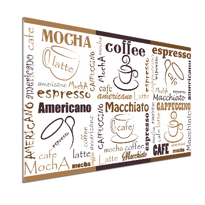 Panel antisalpicaduras Hora del café