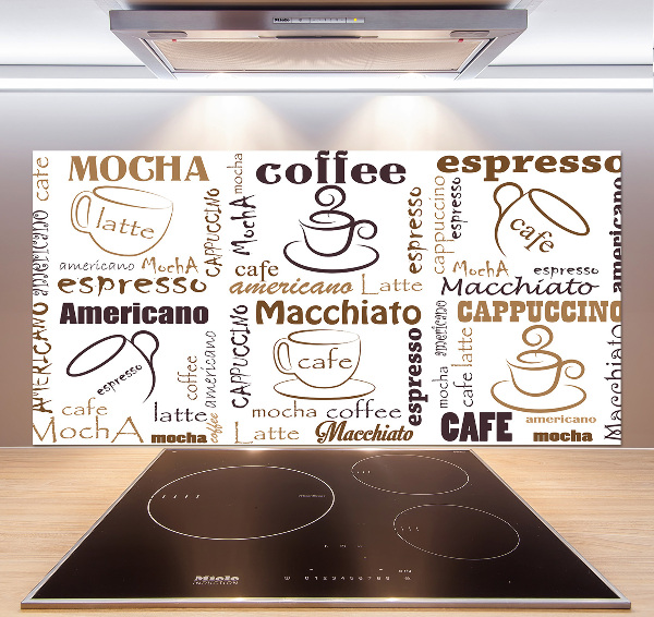 Panel dekor szkło Czas na kawę