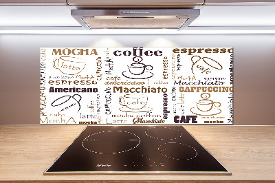 Panel antisalpicaduras Hora del café