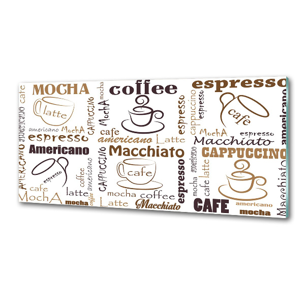 Panel dekor szkło Czas na kawę