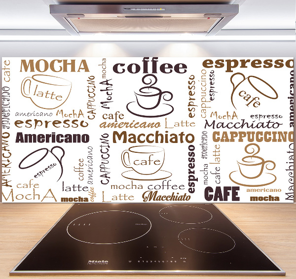 Panel antisalpicaduras Hora del café