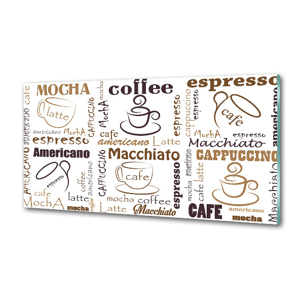 Panel antisalpicaduras Hora del café