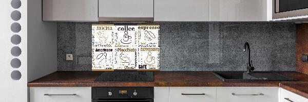 Panel dekor szkło Czas na kawę