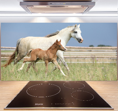 Salpicadero de cocina Yegua con potro