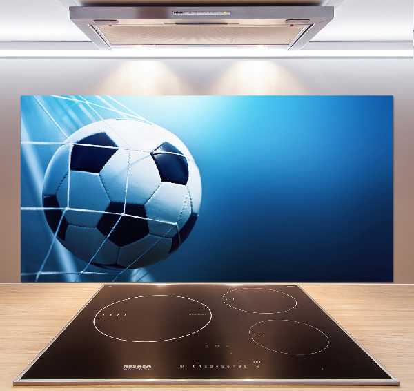 Panel para cocina El balón está en la portería.