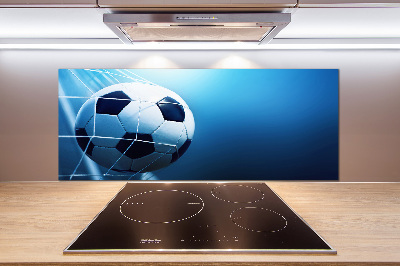 Panel para cocina El balón está en la portería.