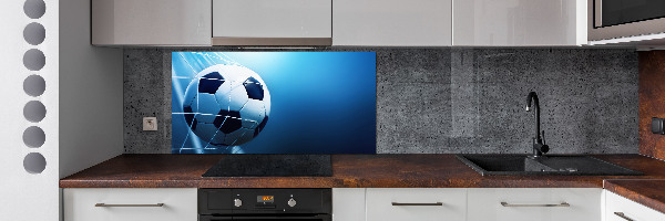 Panel para cocina El balón está en la portería.