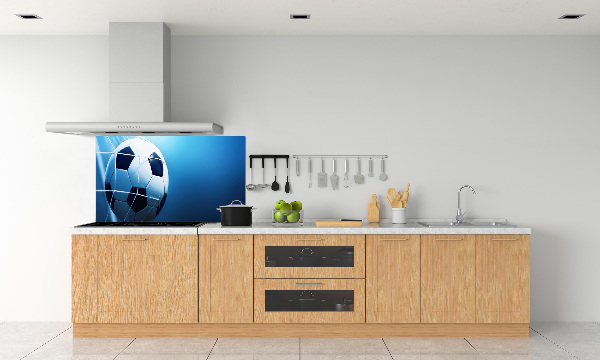 Panel para cocina El balón está en la portería.