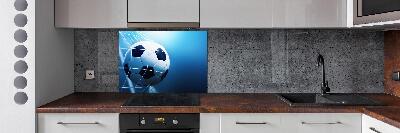 Panel para cocina El balón está en la portería.