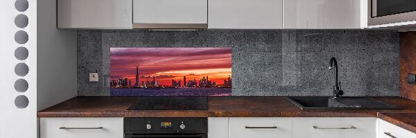 Panel de pared de cocina Atardecer en Dubái