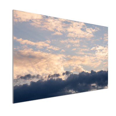 Panel antisalpicaduras Nubes en el cielo