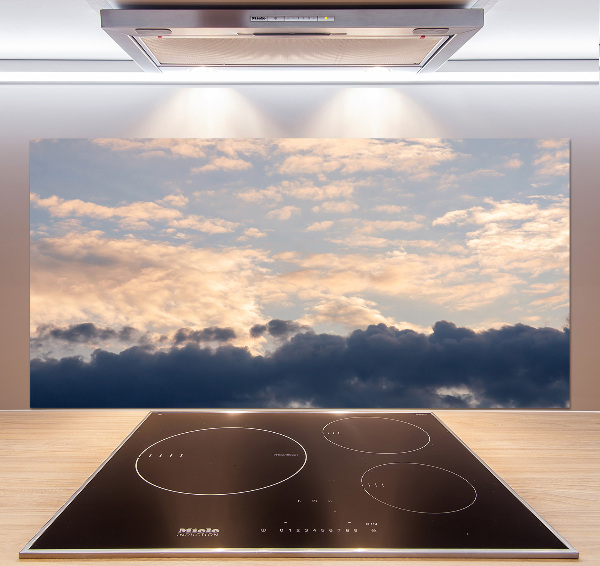 Panel do kuchni Chmury na niebie