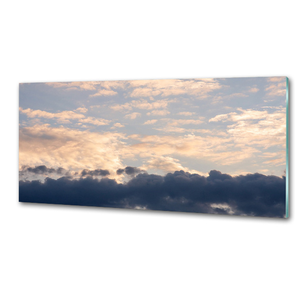 Panel antisalpicaduras Nubes en el cielo