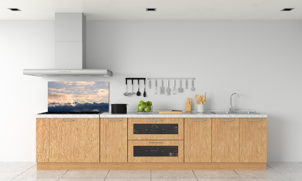 Panel antisalpicaduras Nubes en el cielo