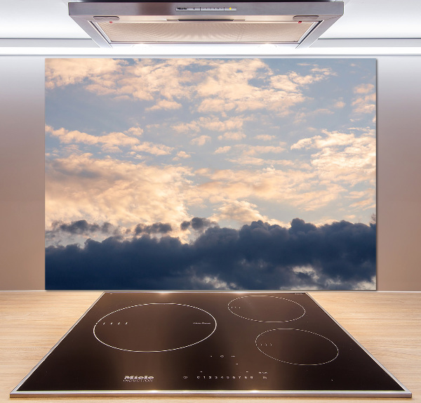 Panel do kuchni Chmury na niebie