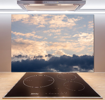 Panel antisalpicaduras Nubes en el cielo