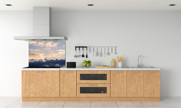 Panel antisalpicaduras Nubes en el cielo