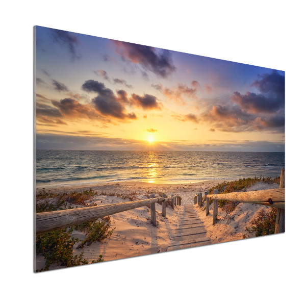 Panel para cocina Camino a la playa