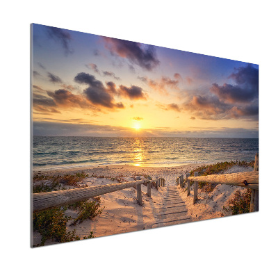 Panel para cocina Camino a la playa