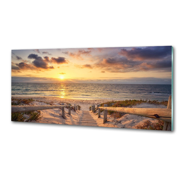 Panel do kuchni Ścieżka na plażę